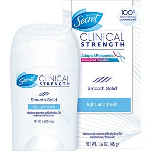 Secret Clinical Strength Antiperspirant & Deodorant, Light Fresh Scent, 1.6 oz (3-Pack)