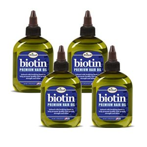 Difeel Biotin Hair Oil 7.1 oz, Pack of 4