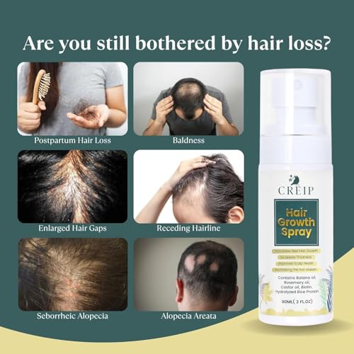 2 FL OZ Hair Growth Spray: Natural Batana, Castor, Rosemary Oil & Biotin - Image 3