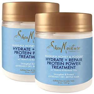 SheaMoisture Manuka Honey & Yogurt Hair Mask, 8 Oz (Pack of 2)