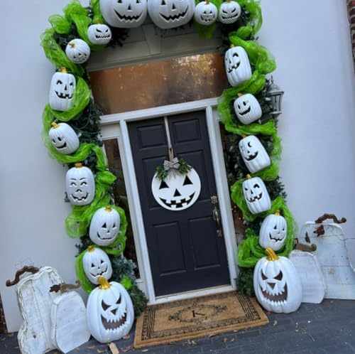 12” Round Halloween Stencils for Wood - Hey Boo, Ghost & Pumpkin Templates - Image 8