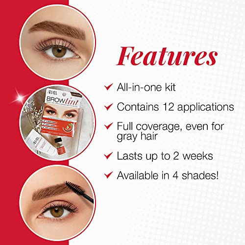 Ardell Light Brown Semi-Permanent Brow Tint Dye Kit - 1 Pack - Image 4