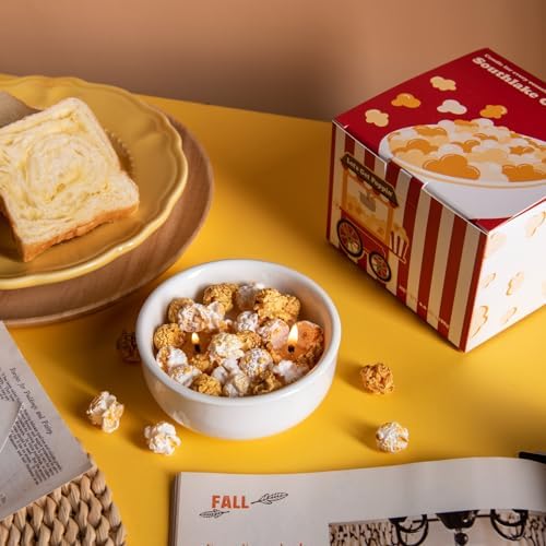 Popcorn Bowl Scented Candle for Aromatherapy and Relaxation - Image 7