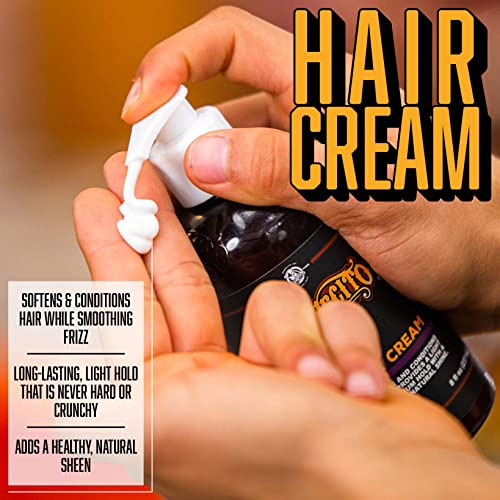 Suavecito Medium Shine Light Hold Hair Cream 8 oz All Day Wear - Image 6