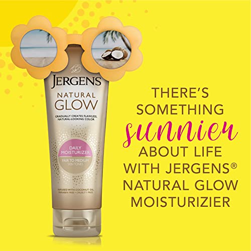 Jergens Natural Glow Self Tanner Lotion, Fair to Medium, 7.5 Oz (2-Pack) - Image 3