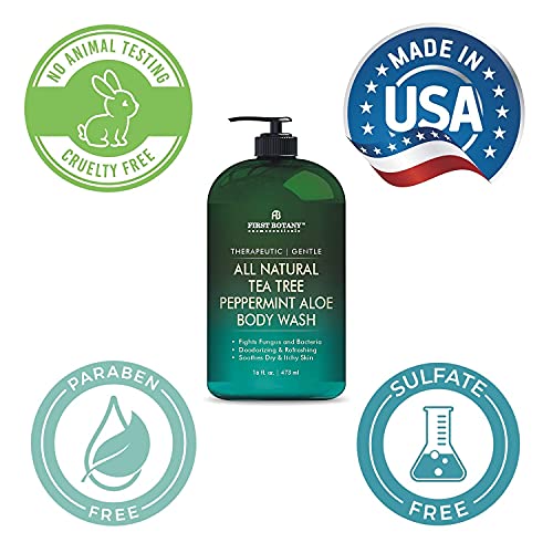 Tea Tree Body Wash for Odor, Athlete?s Foot & Skin Issues - Image 8