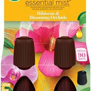 Air Wick Essential Mist Refill, 2 ct, Hibiscus & Orchids Air Freshener