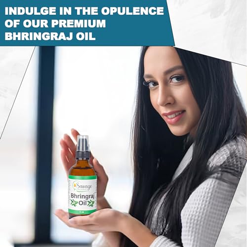 Bhringraj Hair Oil 2oz 100% Natural for Growth Conditioning Hair Fall Prevention - Image 4