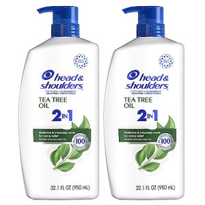 Head & Shoulders 2-in-1 Anti-Dandruff Shampoo & Conditioner, Tea Tree Oil, Twin Pack