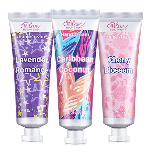 BODY & EARTH Travel Size Hand Cream Set Argan Oil Glycerin 1.7oz - Image 2
