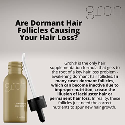 Groh Scalp Serum, 2.8 oz - Stimulating Hair Treatment - Image 5