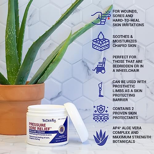 TriDerma MD 4 oz Healing Cream for Bed Sores, Ulcers, and Wound Care - Image 2