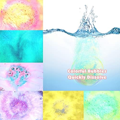 6 Organic Bath Bombs for Girls with Surprise Toys - Image 4