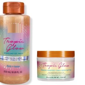 T. Hut Tropic Glow Body Wash 10 oz and Firming Body Butter 8.4 oz Set