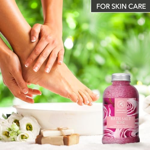 Rose Bath Salts 21.16 Oz ? Relaxing Aromatherapy Spa Soak - Image 7