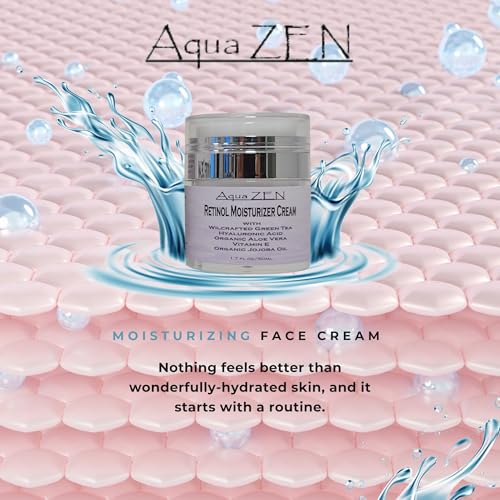 2.5% Retinol Moisturizer Cream with Green Tea, Hyaluronic Acid & Aloe - 1.7oz - Image 9