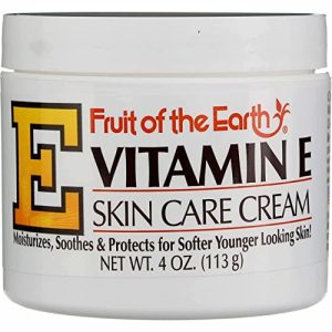 Fruit of the Earth Vitamin E Cream 4 oz Jars Pack of 8