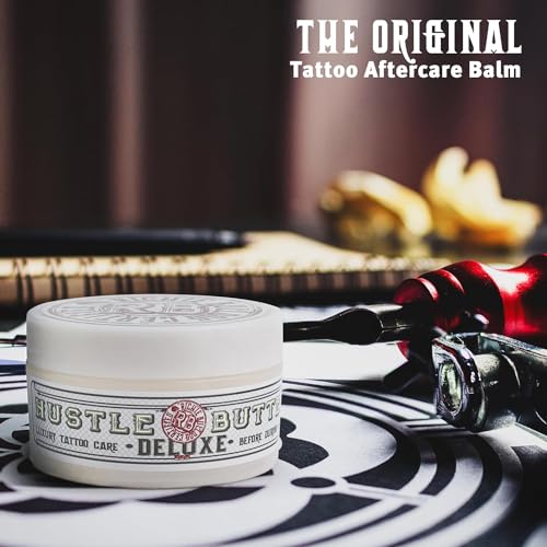 Hustle Butter Vegan Tattoo Balm - Aftercare for New & Old Tattoos, No Petroleum - Image 2