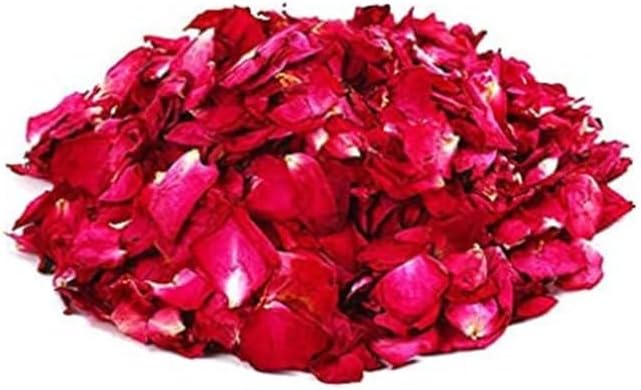 DoraMagic 1.75oz Red Dried Rose Petals for Crafts - Image 2