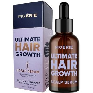 MOERIE Hair Growth Serum for Women Anti-Thinning Regrowth Treatment 1.69 fl oz