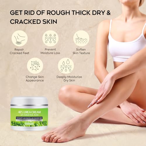 Urea 42% Foot Cream for Callus Removal and Deep Moisturizing - Image 2