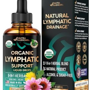 Organic Lymphatic Drainage Drops ? Immune Support, 2 fl oz