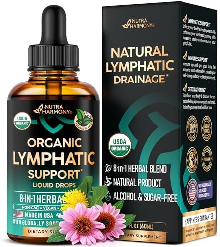 Organic Lymphatic Drainage Drops ? Immune Support, 2 fl oz