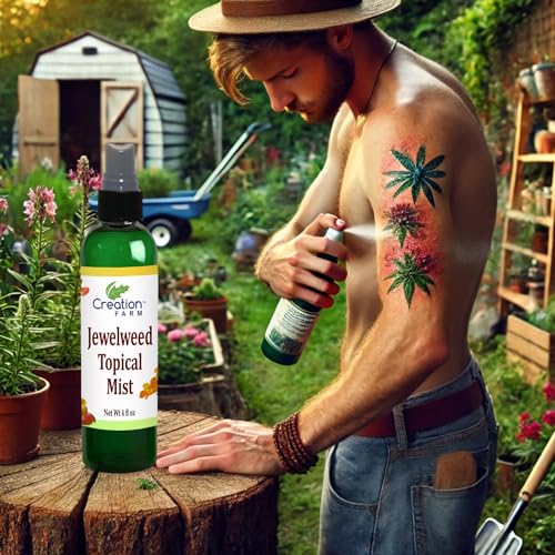 Creation Farm Jewelweed Spray 4 oz - Relief for Poison Ivy, Bug Bites, Rashes - Image 6