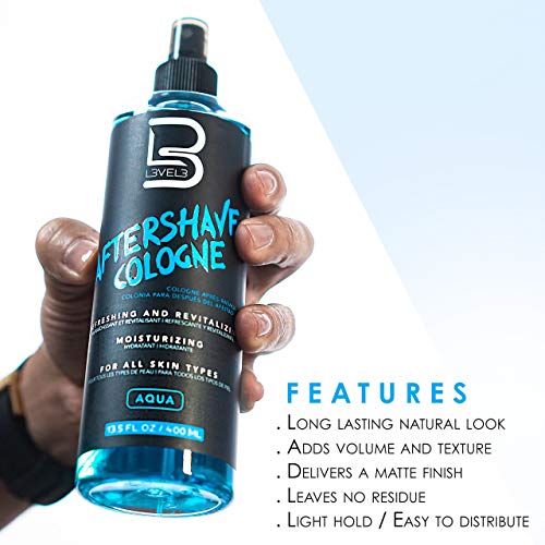 L3 Level 3 After Shave Spray Cologne 13.5 fl oz - Moisturizes & Refreshes Skin - Image 4