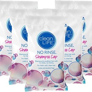 No-Rinse Shampoo Caps ? Microwaveable, Latex-Free, Alcohol-Free (5 Pack)