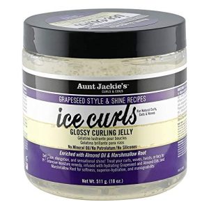 Aunt Jackie's Ice Curls Glossy Curling Jelly 18 oz for Hydrated Soft Curls