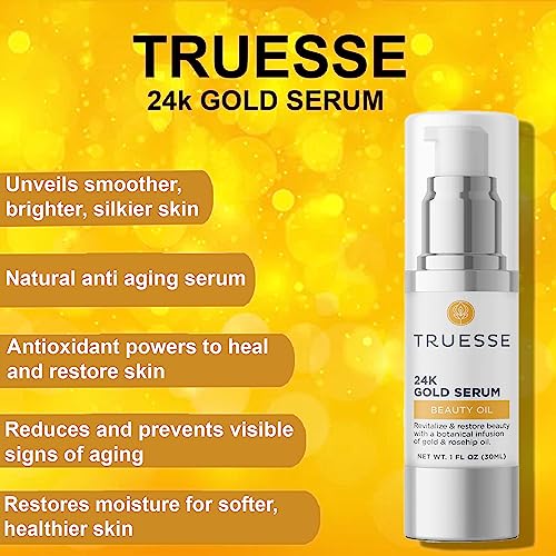 24K Gold Anti-Aging Face Serum for Women with Ayurvedic Oil for Wrinkles 1 fl oz - Image 5
