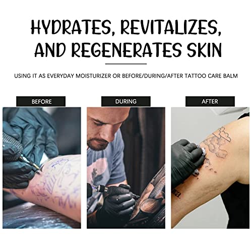 Tattoo Aftercare Balm 2.6 oz - Organic Moisturizer for Old & New Tattoos - Image 6