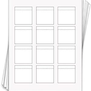 60 Waterproof Lip Balm Labels, 2?2.15 in, Inkjet Printable