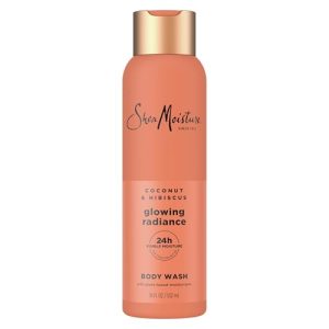 SheaMoisture Coconut Hibiscus Body Wash, 18 oz, Glowing Skin