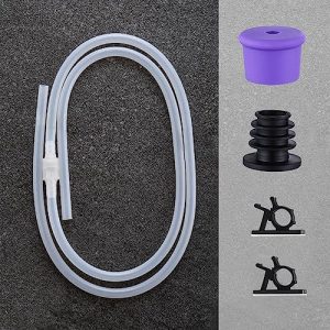 GAGALIFE 47 Inch Soap Dispenser Extension Tube Kit with Check Valve for Topless Refill