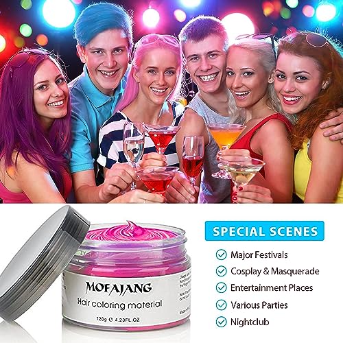Pink Temporary Hair Wax 4.23 oz - Easy Washout for Halloween & Cosplay - Image 5