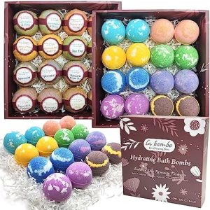 Organic Retinol Bath Bombs for Sensitive Skin 12 oz Gift Set