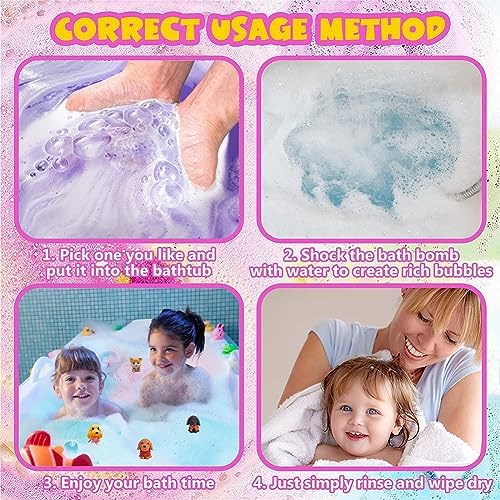 Organic Kids Bath Bombs 20 Pack with Surprise Puppy Toys Inside - Image 5