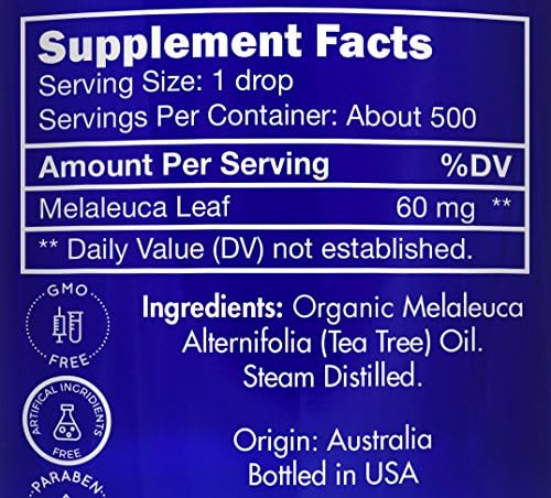 Zongle Therapeutics 100% Pure Organic Tea Tree Oil, 1 OZ - Image 2