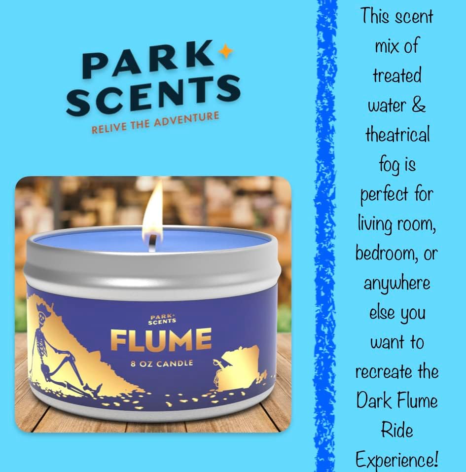 Pirates of the Caribbean Inspired 8 oz Flume Scented Soy Candle - Image 2