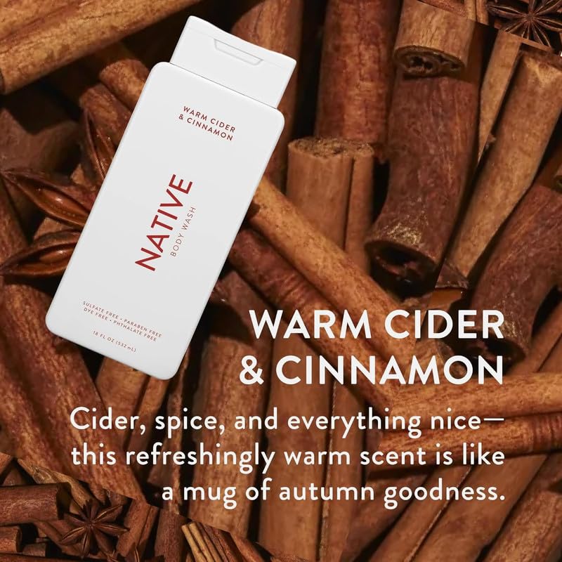 Native Seasonal Body Wash, Warm Cider & Cinnamon, 18 oz ? 2 Pk - Image 4