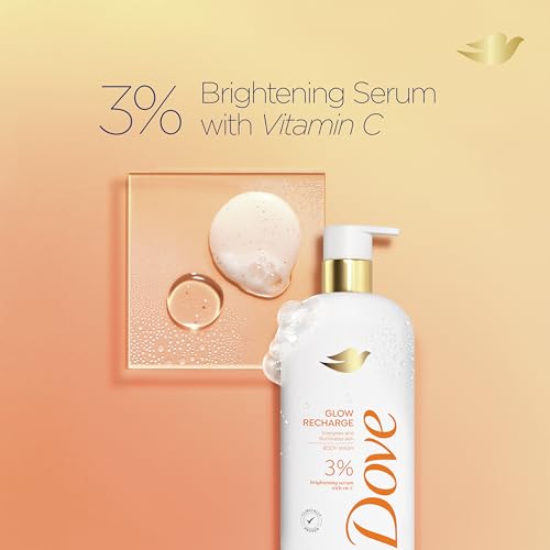 Dove Vitamin C Brightening Serum Exfoliating Body Wash 18.5 oz New - Image 5