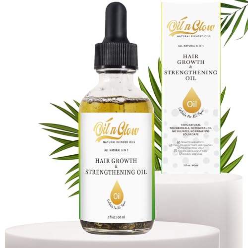 9-in-1 Natural Hair Growth Serum with Rosemary, Castor & Peppermint Oils 2 FL