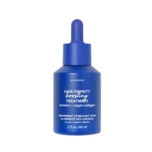 AAVRANI Vegan Hair Density Serum with Ashwagandha, Turmeric & Collagen 2 Fl Oz