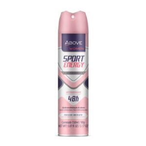 ABOVE 48H Sport Energy Antiperspirant Spray for Women, Floral Scent, 3.17 oz