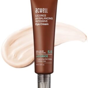 ACWELL Licorice Anti-Wrinkle Eye Cream 1.01 fl. oz. for Dark Circles & Puffiness