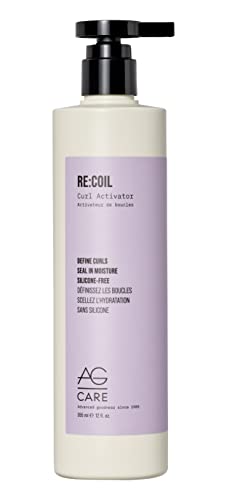 AG Care Re:Coil Curl Activator Cream with Keratin Amino Acids, 12 Fl Oz