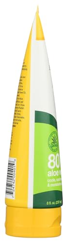 Alba Botanica Aloe Vera Gel, 80% Pure, Cooling After Sun Treatment, 8 oz - Image 5