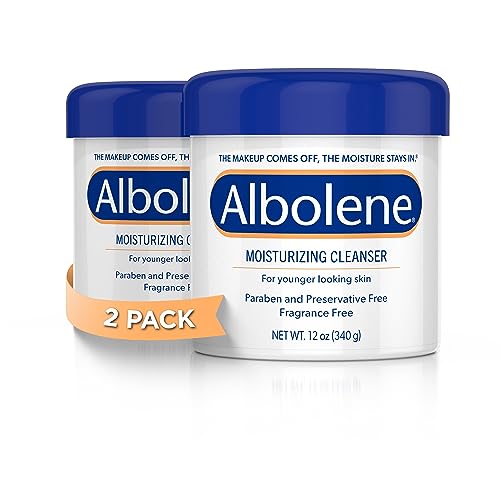 Albolene Fragrance-Free Moisturizer & Makeup Remover, 12 oz (2 Pack)